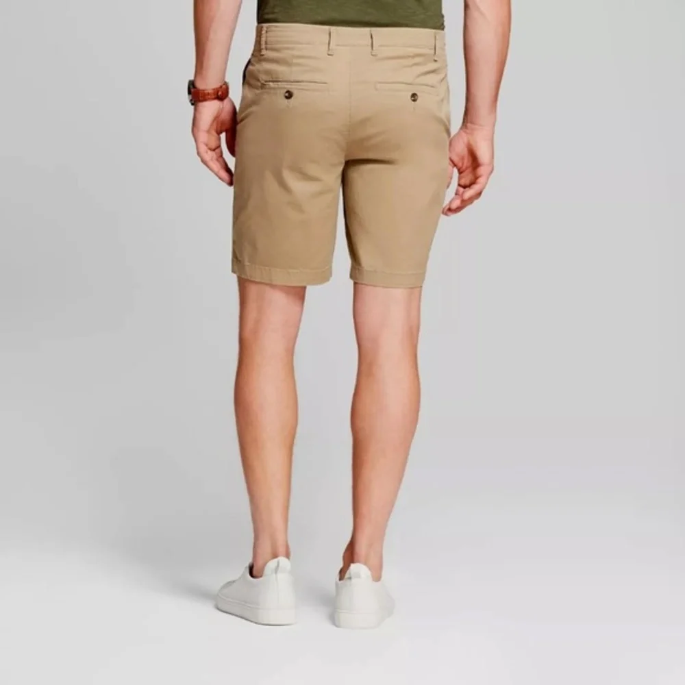 NWT Goodfellow Mens Flat Front Linden Chino Shorts